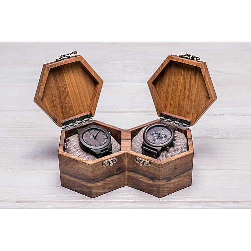 Бокс для наручних годинників ecoWalnut 7.3х18.8х10.9 см