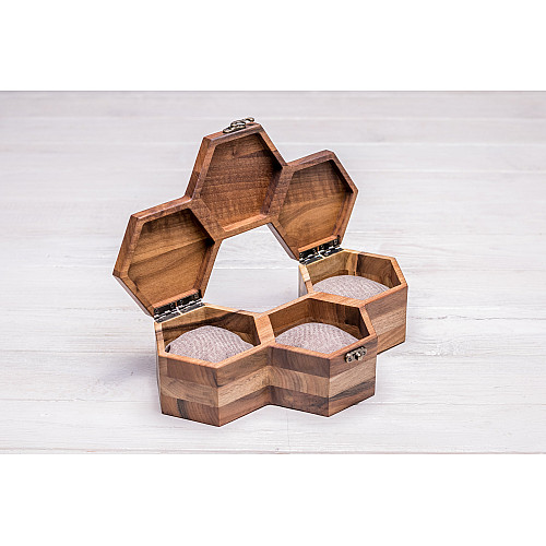 Деревянный органайзер для наручных часов ecoWalnut 7.3х27.1х14.1 см