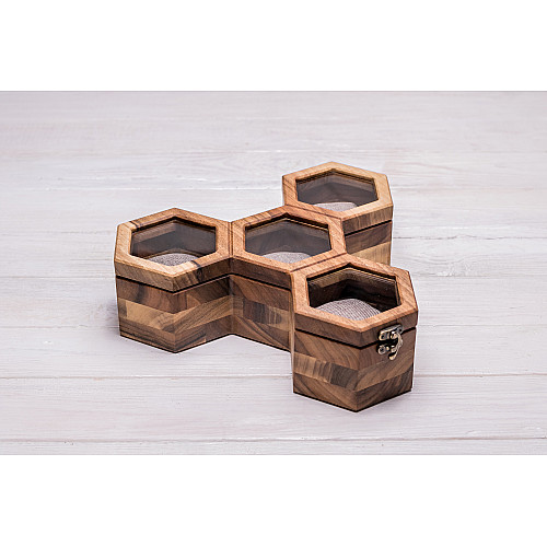 Органайзер для хранения наручных часов ecoWalnut 7.8х27.1х23.5 см