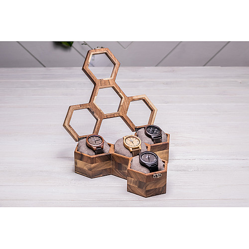 Органайзер для хранения наручных часов ecoWalnut 7.8х27.1х23.5 см