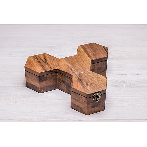 Деревянный органайзер для наручных часов ecoWalnut 7.3х27.1х23.5 см