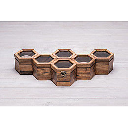 Шкатулка для наручних годинників ecoWalnut 7.8х43.4х18.8 см