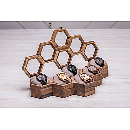 Шкатулка для наручних годинників ecoWalnut 7.8х43.4х18.8 см
