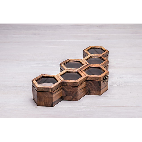 Шкатулка для наручних годинників ecoWalnut 7.8х43.4х18.8 см