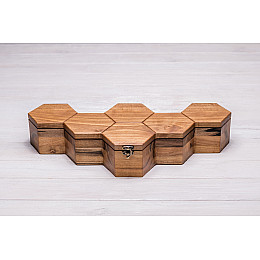 Коробочка-органайзер для 6 часов ecoWalnut 7.3х43.4х18.8 см