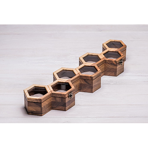 Шкатулка для 7 годин ecoWalnut 7.8х59.7х14.1 см