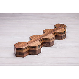 Бокс для зберігання годинників ecoWalnut 7.3х59.7х14.1 см