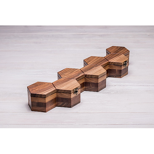 Бокс для зберігання годинників ecoWalnut 7.3х59.7х14.1 см