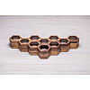 Сотова шкатулка-органайзер для 10 годин ecoWalnut 7.8х59.7х23.5 см