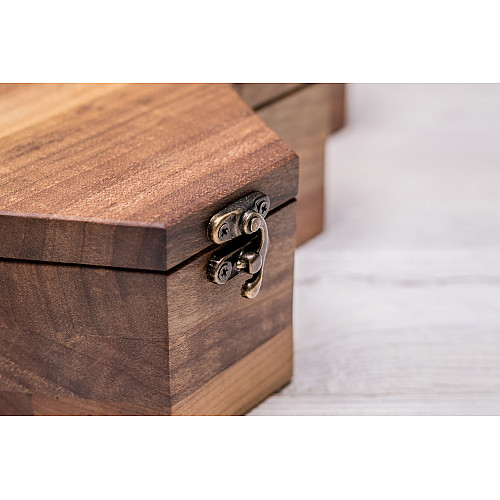 Сотова шкатулка-органайзер для 10 годин ecoWalnut 7.3х59.7х23.5 см