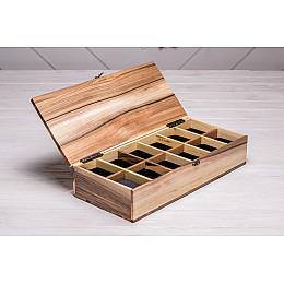 Дерев'яна коробочка для зберігання наручних годинників ecoWalnut 8.2х40.9х18 см