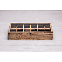 Коробочка для хранения наручных часов ecoWalnut 8.2х40.9х18 см