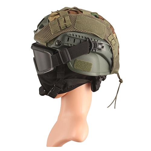 Тактичні окуляри Solve з кріпленнями на шолом з 3 змінними лінзами Чорний