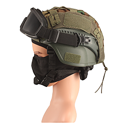 Тактичні окуляри Solve з кріпленнями на шолом з 3 змінними лінзами Чорний