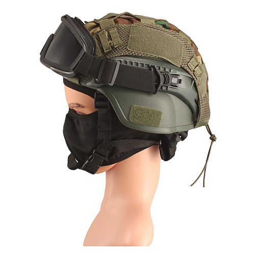 Тактичні окуляри Solve з кріпленнями на шолом з 3 змінними лінзами Чорний