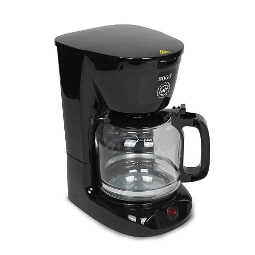 Кавоварка SOGO SS-5640 950 Вт 1800 мл Чорний (85540987)