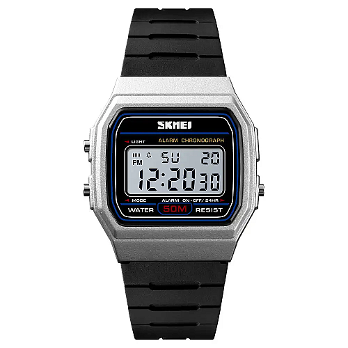 Часы наручные Skmei 1412 Black 1412SI (15953-hbr)