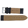 Ремешок для годинників з шкіри Mykhail Ikhtyar 22 мм Чорний (S639-22S black)