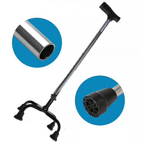 Трость квадропод Lesko YK-61 4 Legs с регулируемой высотой