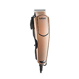 Машинка для стрижки волос VGR V-131 від мережі 220В 7W Бежевий