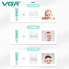 Машинка для стрижки детей VGR V-151 Baby 3 насадки IPX7 800mAh 5W Blue