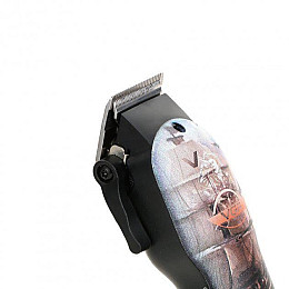 Машинка для стрижки волос VGR V-690 акумуляторна 4 насадки 2000mAh 7W Пірат (3_05169)