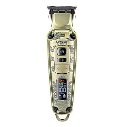 Машинка для стрижки волос VGR V-901 LED-дисплей акумуляторна 1600mAh 5W Gold (3_05172)