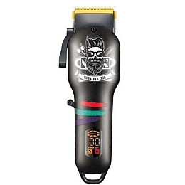 Машинка для стрижки волос VGR V-699 LED-дисплей акумуляторна 4 насадки 5W Black