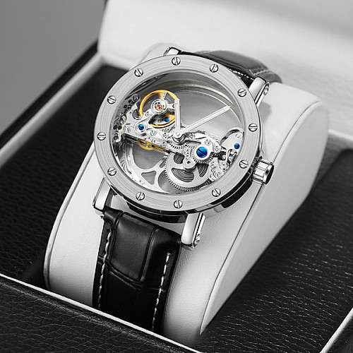 Наручні годинники жіночі Forsining Air Silver II (622)