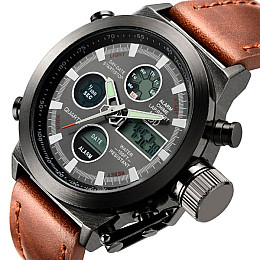 Наручні годинники чоловічі AMST Mountain Сірий (804)