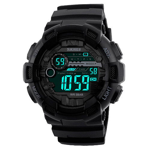 Наручні годинники чоловічі Skmei Champion 1243A Black (1160)