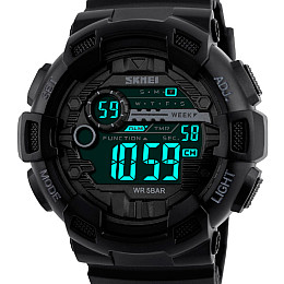 Наручні годинники чоловічі Skmei Champion 1243A Black (1160)