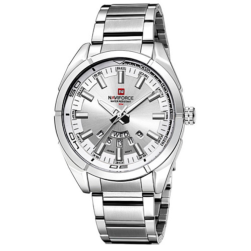 Наручные часы мужские NaviForce Rocket Серебристый (1166)