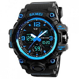 Наручні годинники чоловічі Skmei Hamlet 1155B Blue (1204)