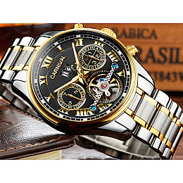 Наручні годинники чоловічі Carnival Sappfire Silver Сріблястий (1248)