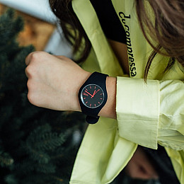 Наручні годинники чоловічі Skmei Rubber Black 9068 Чорний (1525)