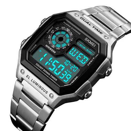 Наручні годинники чоловічі Skmei Ripple Silver 1335S Сріблястий (1540)