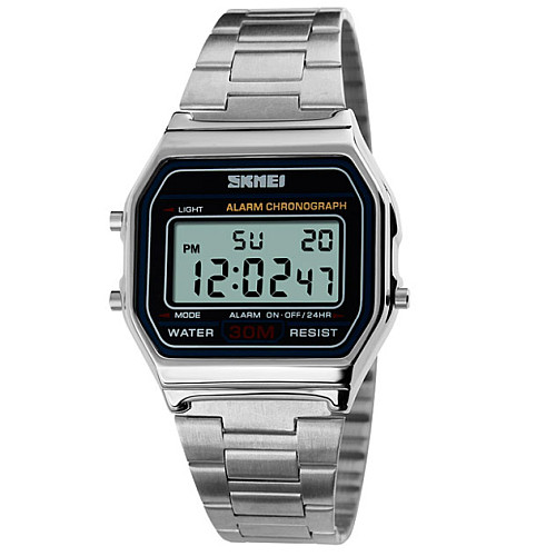 Наручні годинники чоловічі Skmei Popular Silver 1123S Сріблястий (1550)