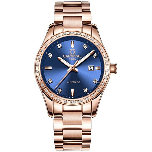 Наручні годинники жіночі Carnival Maldives Золотий (1872)