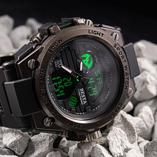 Наручные часы мужские Sanda Tattoo Черный (2000)