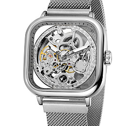 Наручні годинники жіночі Forsining Eagle II Сріблястий (2114)