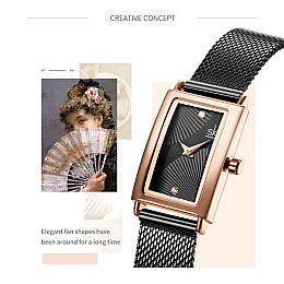 Наручні годинники Shengke Victoria Золотий (2169)