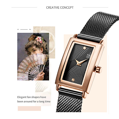 Наручні годинники Shengke Victoria Золотий (2169)