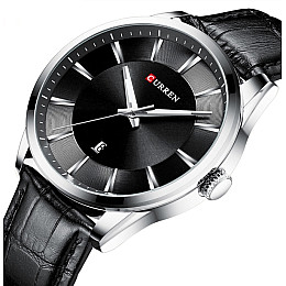 Наручні годинники чоловічі Curren Panama Сріблястий (2270)