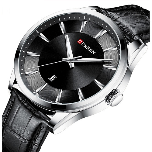 Наручні годинники чоловічі Curren Panama Сріблястий (2270)