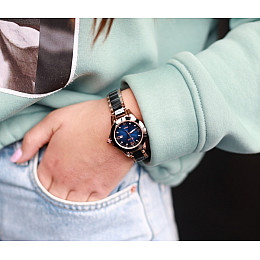 Наручні годинники Sunkta Ceramic Золотий (2325)