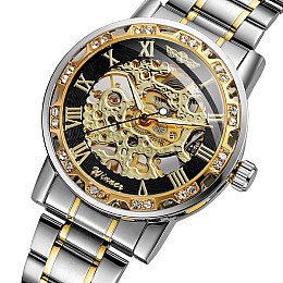 Наручні годинники жіночі Winner Naturale II Сріблястий (2328)