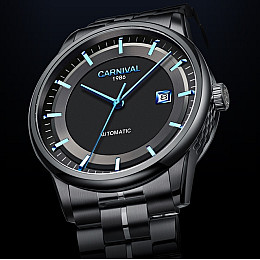 Наручні годинники чоловічі Carnival Special Чорний (2334)
