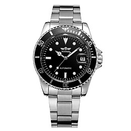 Наручні годинники чоловічі Winner Basel Сріблястий (2361)