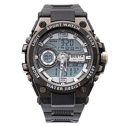 Наручні годинники чоловічі Lige Sport Чорний (2535)